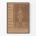 Historyczny plakat vintage Harvard College