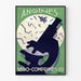 Plakat vintage mikroskop Angines Séro-Komplety