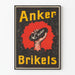 Plakat vintage Anker Brikets główny najemca węgiel