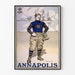 Plakat vintage Annapolis Navy 1902 - Nautyczna dekoracja ścienna