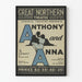 Plakat Teatr Anthony i Anna - Wielki Teatr Północny