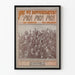 Wintage plakat muzyczny „Czy jesteśmy przygnębieni? Nie! Nie! Nie!” 1917