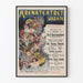 Plakat vintage Arenate Atrets Variété spektakl kabaret