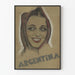 Plakat Vintage Portret Kobiety Argentyńskiej