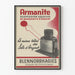 Wintage plakat reklamowy Armanite z zawieszeniem wodnym