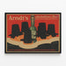 Plakat reklamowy vintage Arndt's Bière Sans Alcool — oprawiony obraz na ścianie