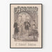 Plakat vintage Ascanio, opera w 5 aktach C. Saint-Saëns