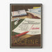 Plakat vintage Ascéine - Retro dekoracja ścienna medyczna