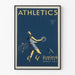Retroplakat sportowy do dekoracji ściennej w stylu sportowym