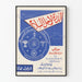 Dekoracyjny plakat naukowy w stylu vintage w języku arabskim