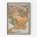 Plakat secesyjny Quartier Latin 1897 - Vintage'owa dekoracja ścienna