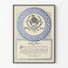 Plakat Vintage Ault & Wiborg Co. Farby drukarskie