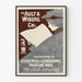 Plakat reklamowy vintage Ault & Wiborg - Farby drukarskie