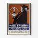 Plakat Vintage The Ault & Wiborg Co. Tusz drukarski