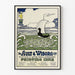 Plakat vintage Ault & Wiborg - Czarna farba drukarska klasyczna