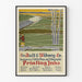 Plakat vintage Ault & Wiborg Co. z tuszem drukarskim