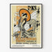 Plakat vintage w stylu japońskim Ault & Wiborg do dekoracji ścian