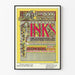 Plakat vintage Ault & Wiborg Inks - Dekoracja ścienna inspirowana Księgą z Kells