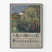Plakat Vintage The Ault & Wiborg Co - Atrament drukarski