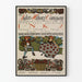 Plakat reklamowy vintage Ault & Wiborg Company do farb inkowych
