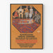 Plakat z wystawy vintage, dywany orientalne Sandreuter & Lang