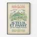 Plakat Muzeum Galliera - Wystawa Auteuil i Passy 1935