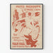 Plakat vintage Auto-Redoute w Moulin Rouge - Retro dekoracja ścienna