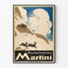 Plakat vintage Samochody Martini - Retro dekoracja ścienna motoryzacyjna