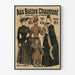 Plakat Vintage Fashion Aux Buttes Chaumont - Dekoracja Ścienna w Stylu Retro