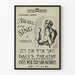 Plakat Vintage Awake and Sing - Dekoracja ścienna Teatr w jidysz