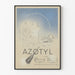 Plakat reklamowy vintage Azotyl dla stanów niedożywienia i niedoborów