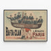 Plakat Ba-Ta-Clan L'Athlète Paris Dekoracja Ścienna Vintage — oprawiony obraz na ścianie