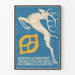 Plakat vintage piekarnia i cukiernia wystawa fachowa Bazylea 1925