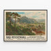 Plakat vintage Bad Reichenhall, stacja termalna i kuracja alpejska — oprawiony obraz na ścianie