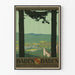 Plakat vintage Baden Baden - Retro dekoracja ścienna natury i regionu