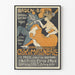 Plakat vintage Bal maskowy Baden-Baden 1901 dekoracja ścienna