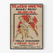 Plakat Teatr Nuevo Ballets Russes Nijinska 1933