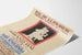 Plakat Vintage Bal na Futro 1930 Teatr Narodowy Opery