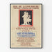 Plakat Vintage Bal na Futro 1930 Teatr Narodowy Opery