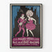 Plakat vintage Bal Maskowy Racing Palais des Fêtes 1926