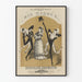 Plakat vintage Bal Masqué Galop do dekoracji ściennej