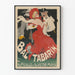 Plakat vintage Bal Tabarin - Retro dekoracja ścienna Paryż