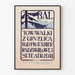 Plakat vintage Bal przeciwko gruźlicy pod ochroną Radziwiłła