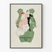 Plakat vintage Ball-Fest Künstler-Sänger Verein 1904