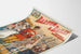 Plakat Vintage Barnum & Bailey Le Bébé Girafe Unikalny w Ameryce