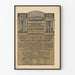 Plakat vintage Basler Gesangverein Lisztfeier Münster Basel 1911
