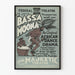 Plakat Vintage Teatr Federal - Bassa Moona