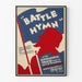 Plakat Vintage Battle Hymn - Dekoracja Ścienna Teatr Eksperymentalny