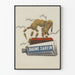 Plakat vintage Baume Sarein dekoracja ścienna zdrowie