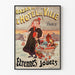 Plakat vintage Bazar de l'Hôtel de Ville Paris - Retro dekoracja ścienna dla dzieci